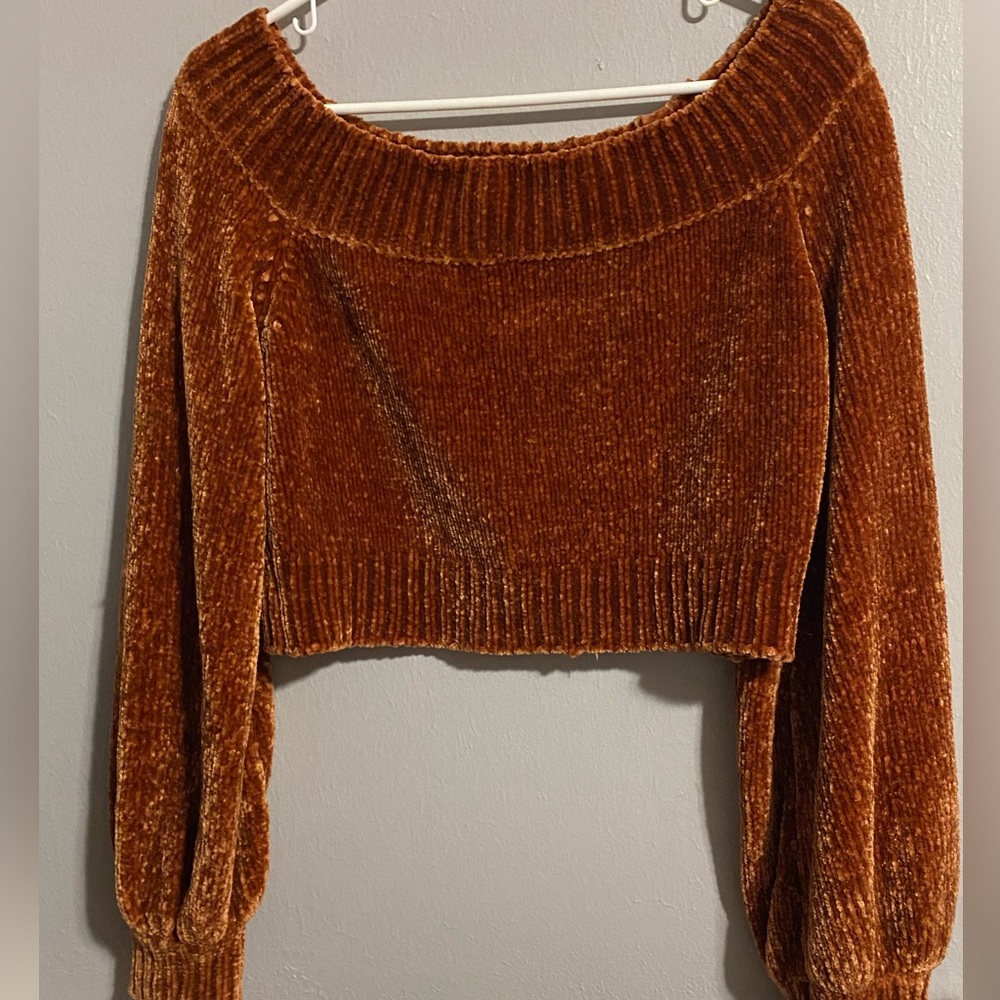 Orange off the shoulder top